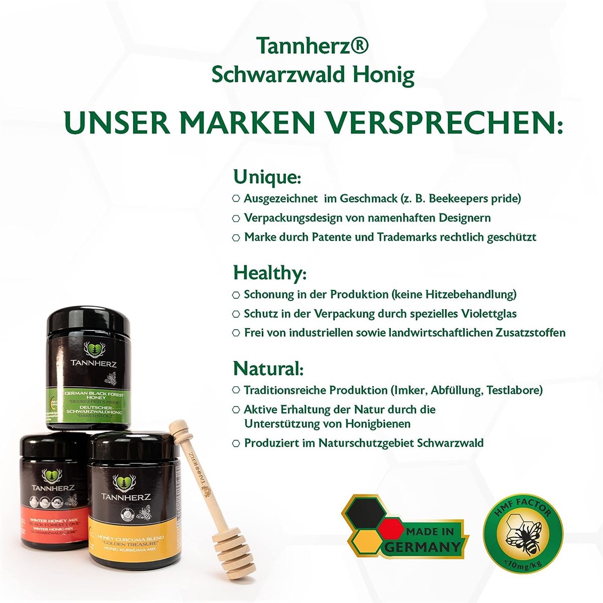 Tannherz® Honig Geschenkset 3-teilig
