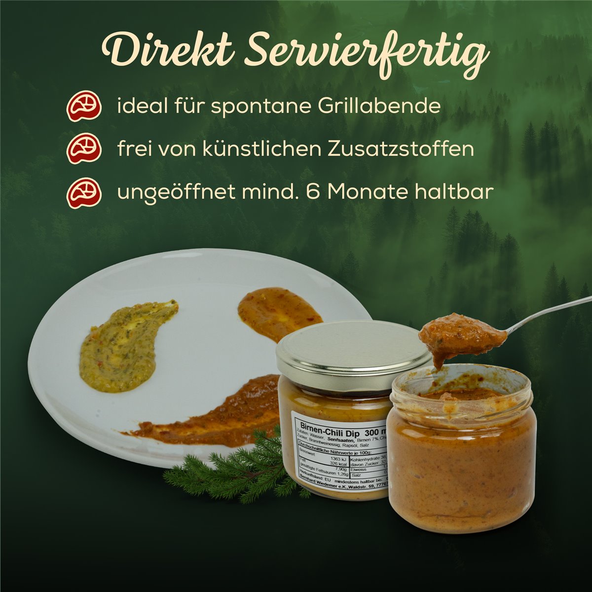 3er-Set Dips à 300g
