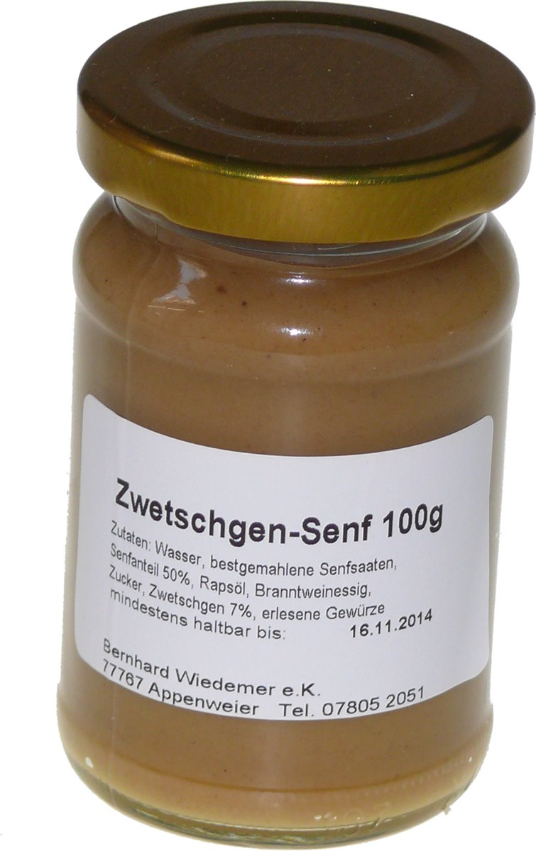 Gourmet Zwetschgen Senf 100 ml
