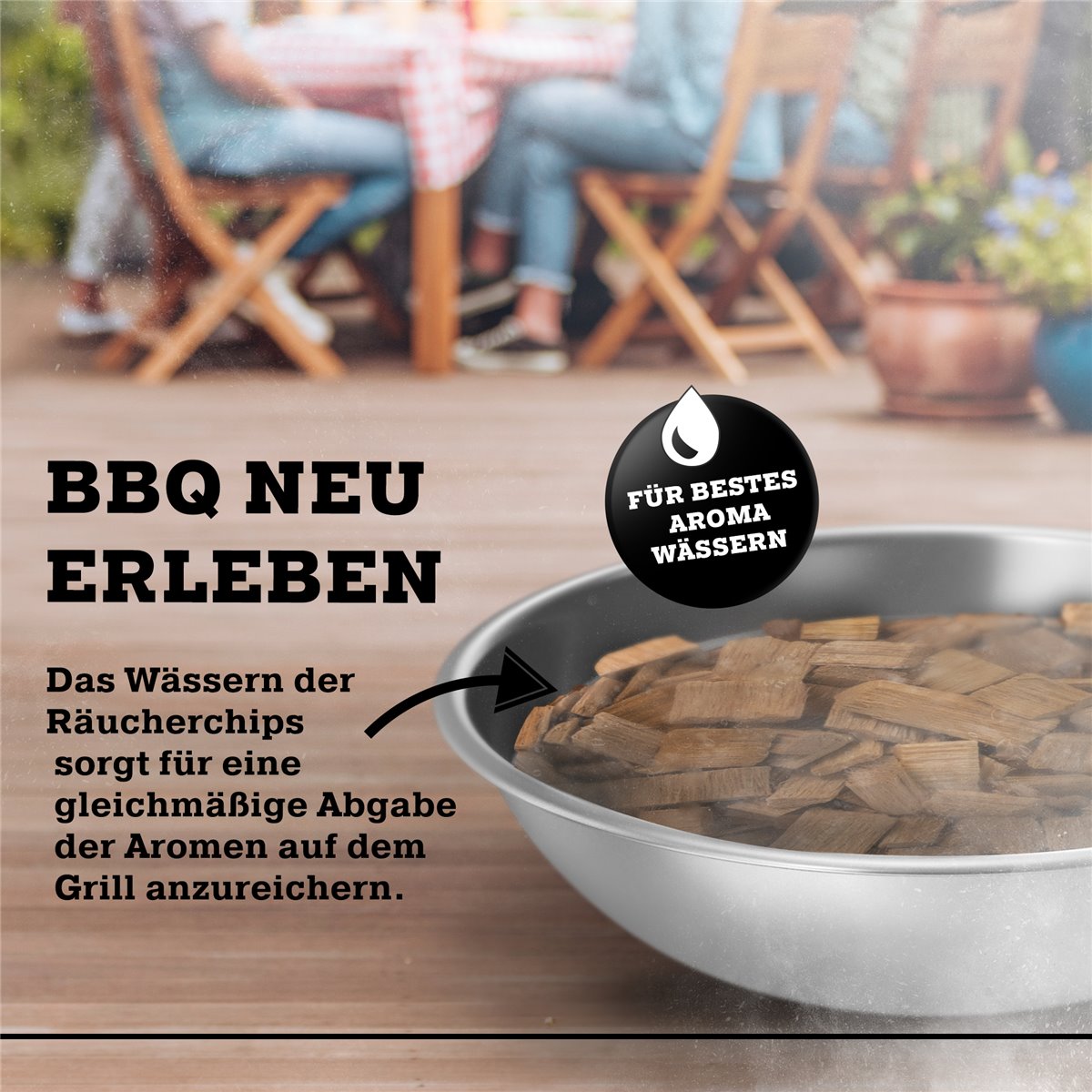 BBQ Set Smokerbox mit Räucherchips in Edelstahl – Smokergrill Starterset

