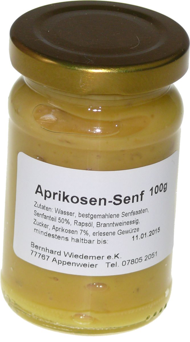 Gourmet Aprikosen Senf 100g | 880935