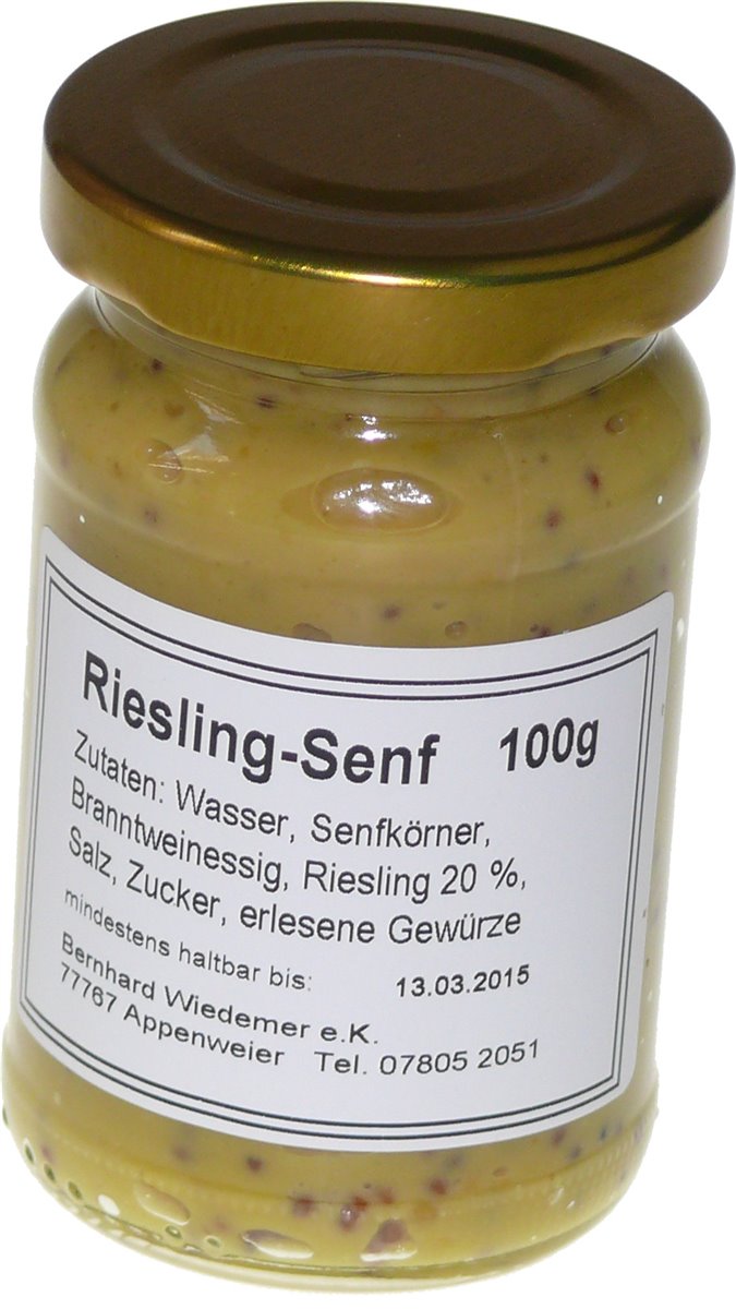 Gourmet Riesling Senf 100g
