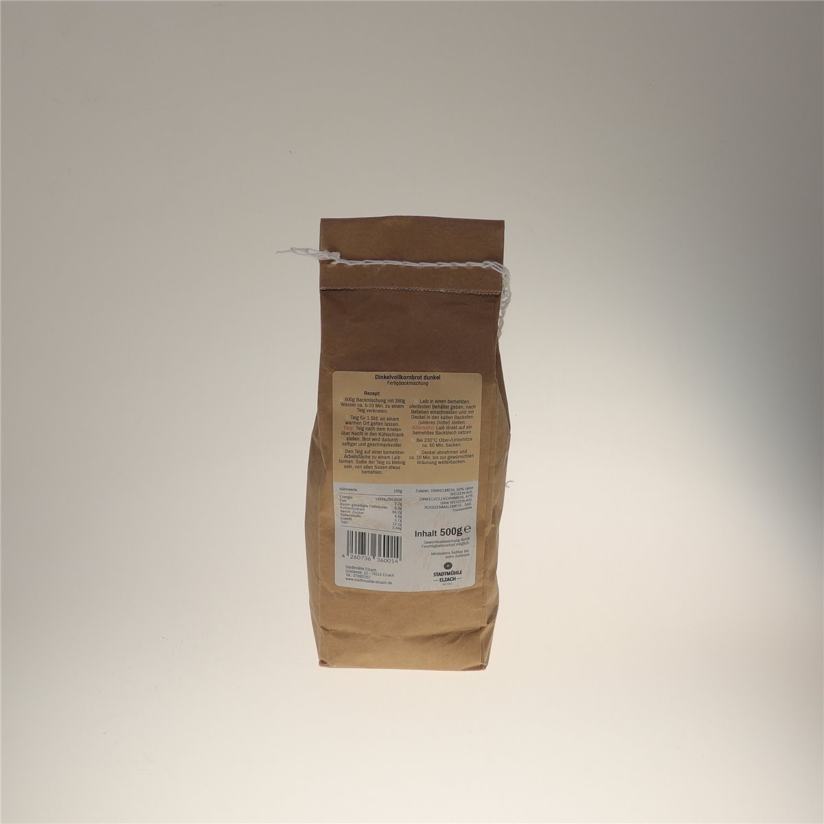 Dinkelvollkornbrot dunkel | Backmischung | 500g 
