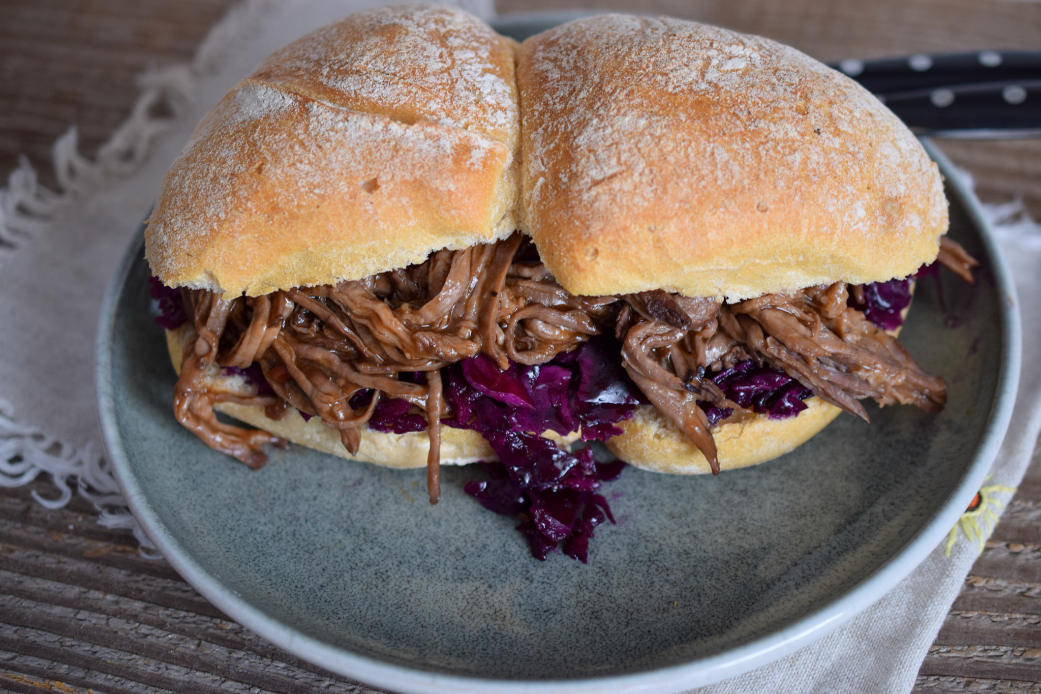 Pulled beef Sauerbraten