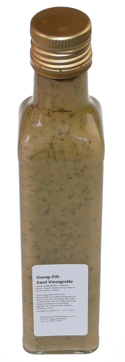 Wiedemer Vinaigretten | 4er Set, 4 x 250 ml
