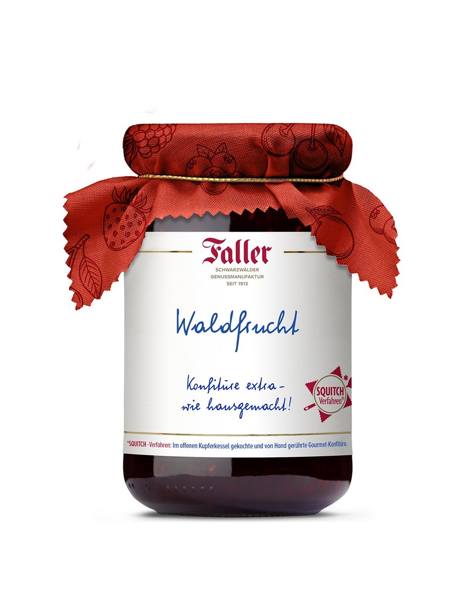 Waldfrucht-Konfitüre | Konfitüre extra | 60% Frucht | 330g
