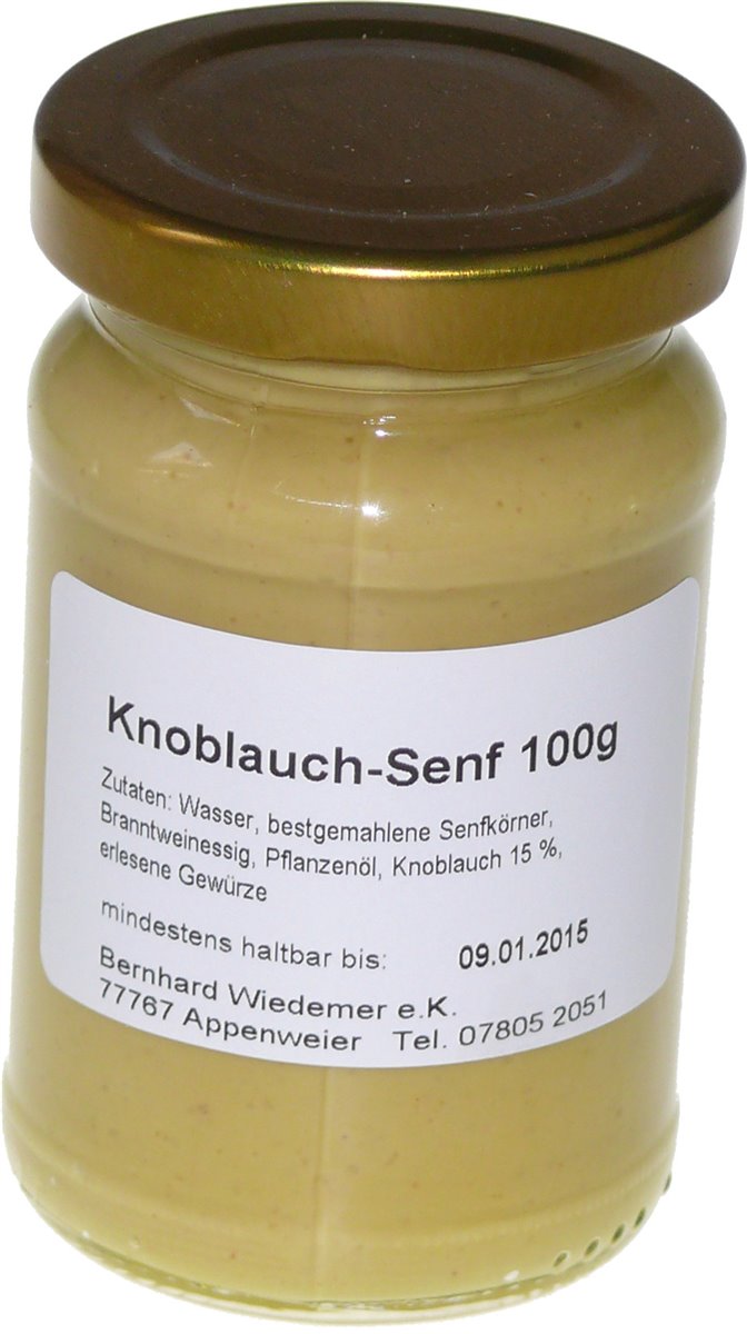 Gourmet Knoblauch Senf 100g
