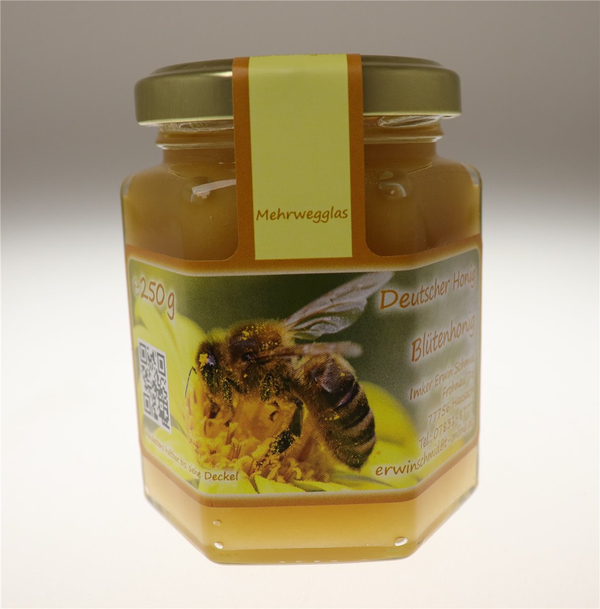 Frühtracht Obstblüten Bienenhonig 250g Glas
