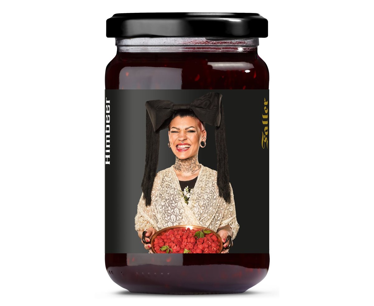 Himbeer-Konfitüre | Konfitüre extra | 60% Frucht | 330 g
