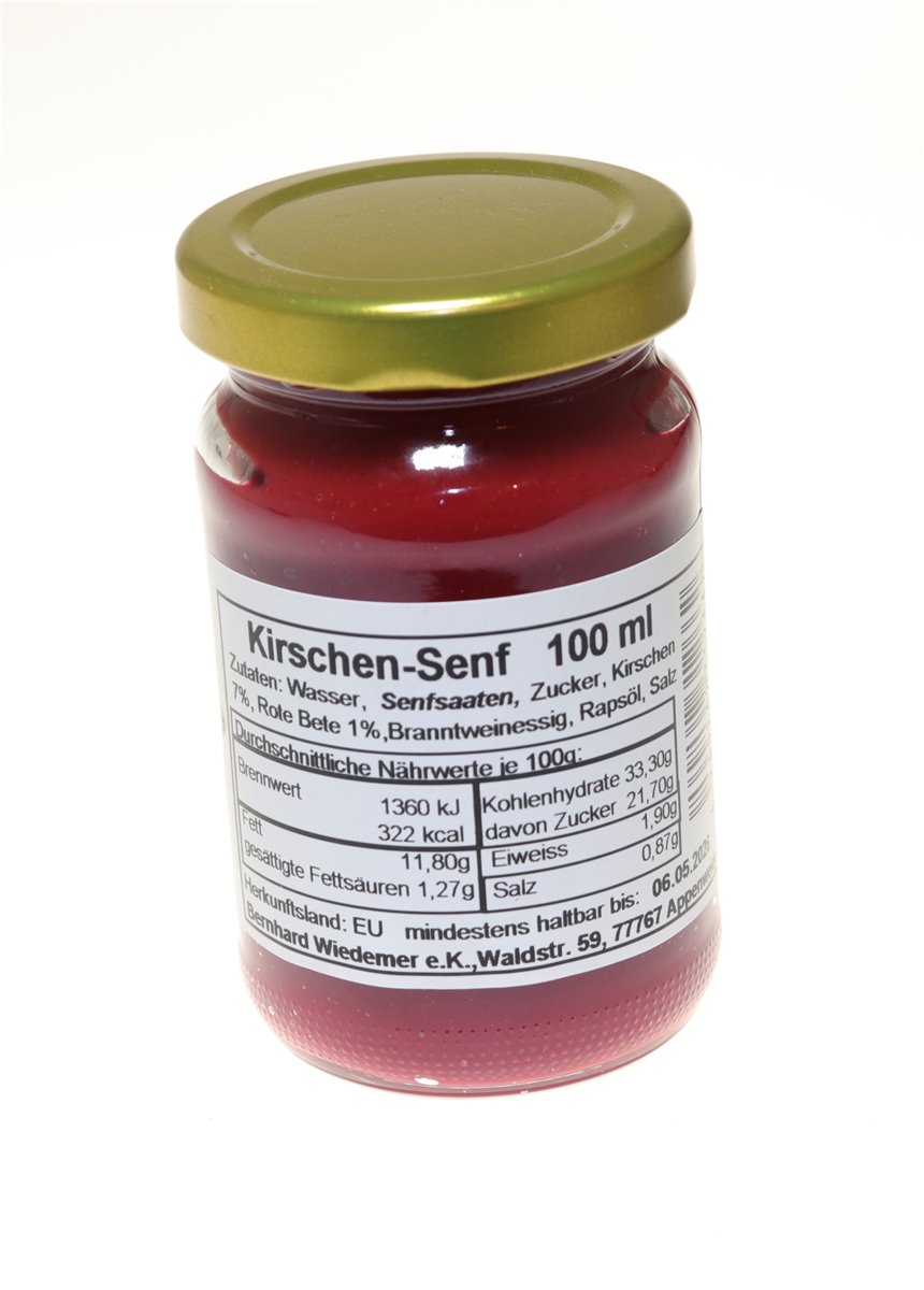 Gourmet Kirsch Senf 100 ml
