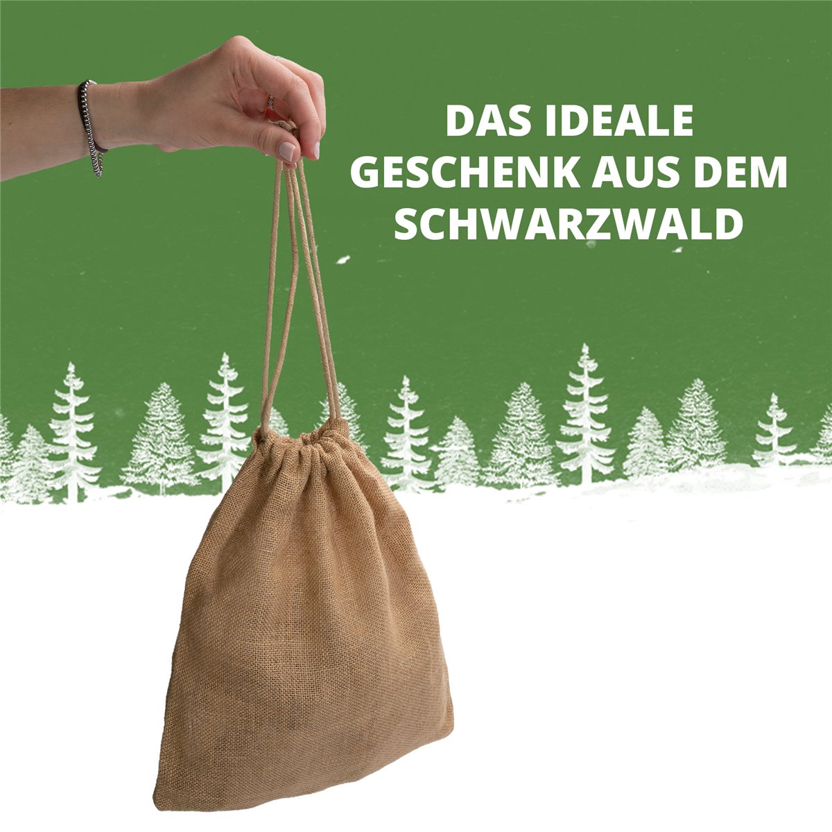 Vesperbrettle rustikal - Schwarzwald Präsent - Geschenkkorb | 8 teilig 
