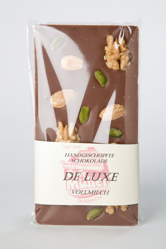 Schokoladentafel - Vollmilch DeLuxe -  PREMIUM 
