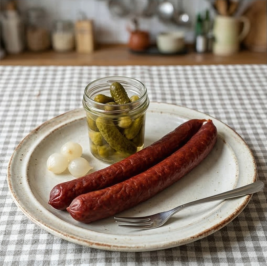Rindfleisch Knacker - High Protein Wurst im Merguez Style - 2 Paar