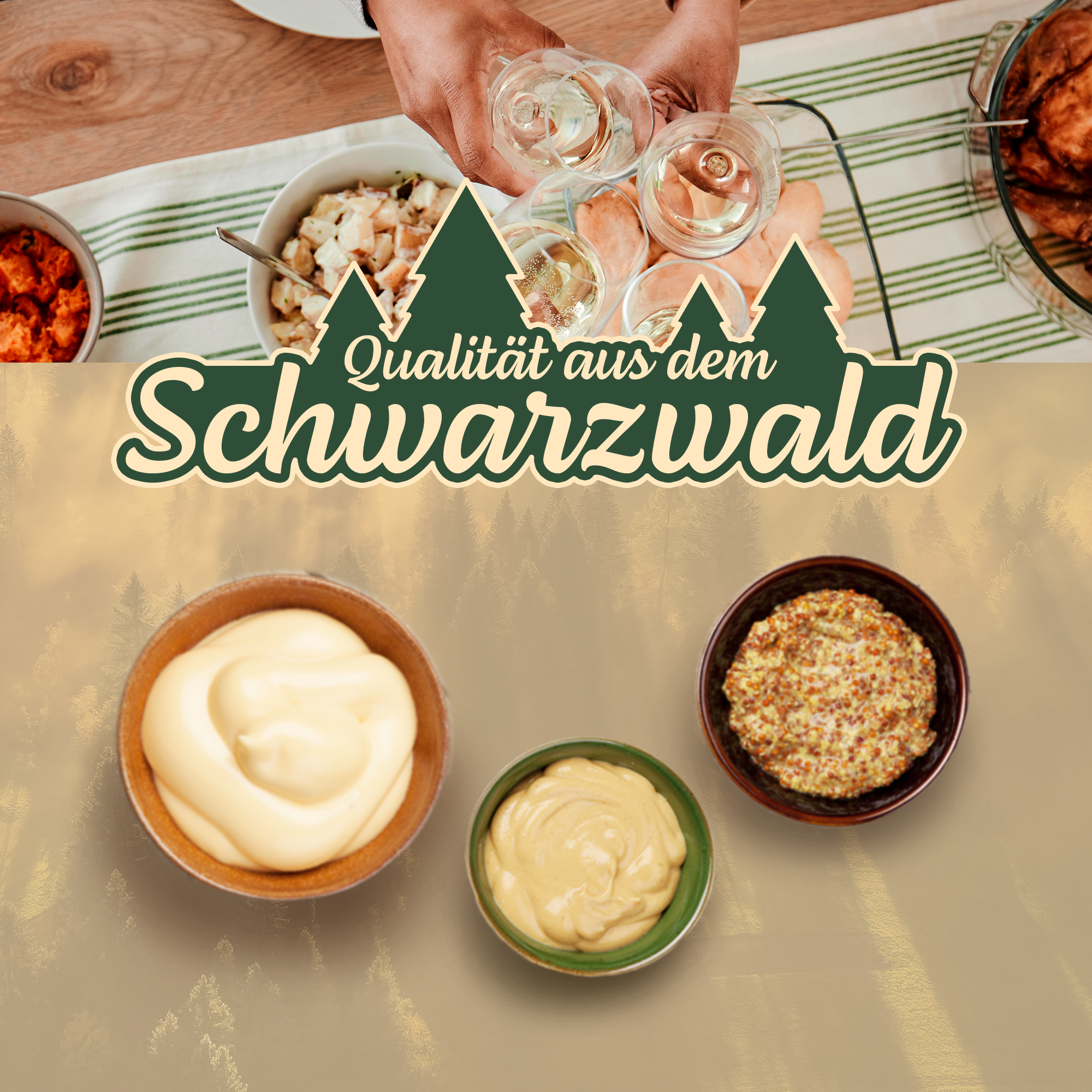 Senf Set Suess-Scharf, 6 x 100 ml
