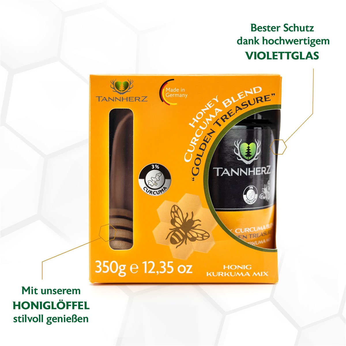 Tannherz® Honig Kurkuma Mix
