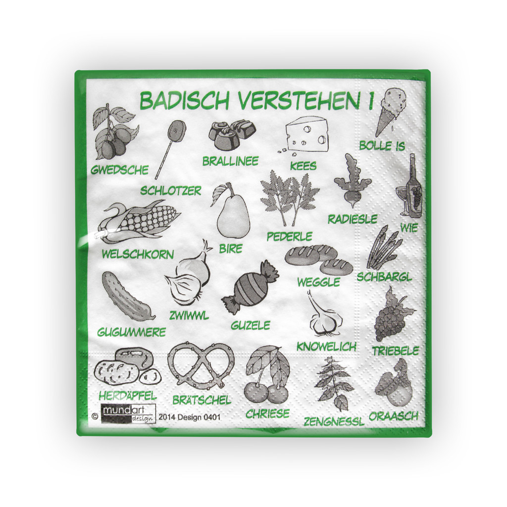 Servietten - Badisch Verstehen 1
