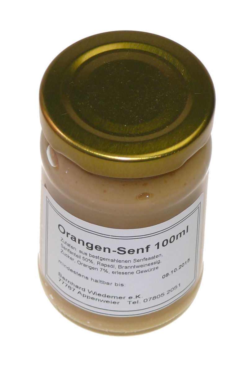 Gourmet Orangen Senf 100 ml
