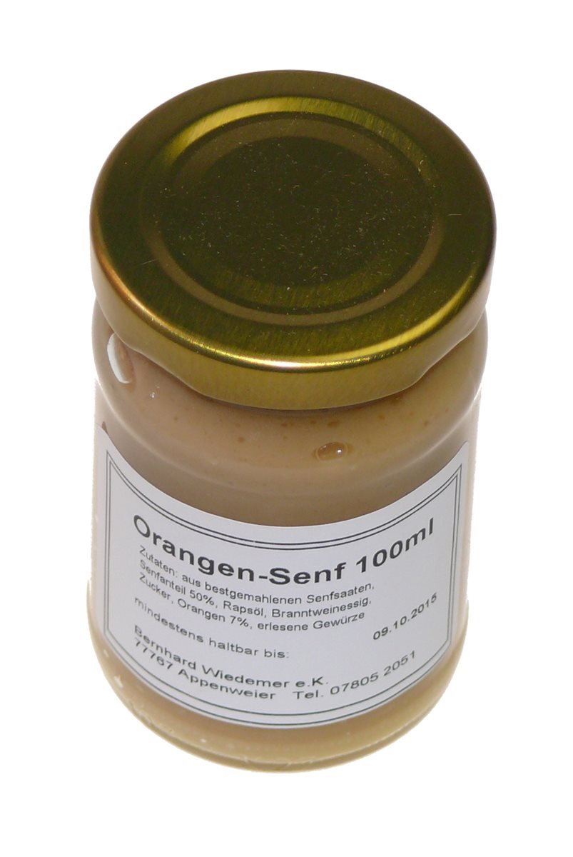 Gourmet Orangen Senf 100g
