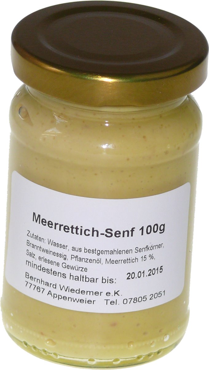 Gourmet Meerrettich Senf 100ml

