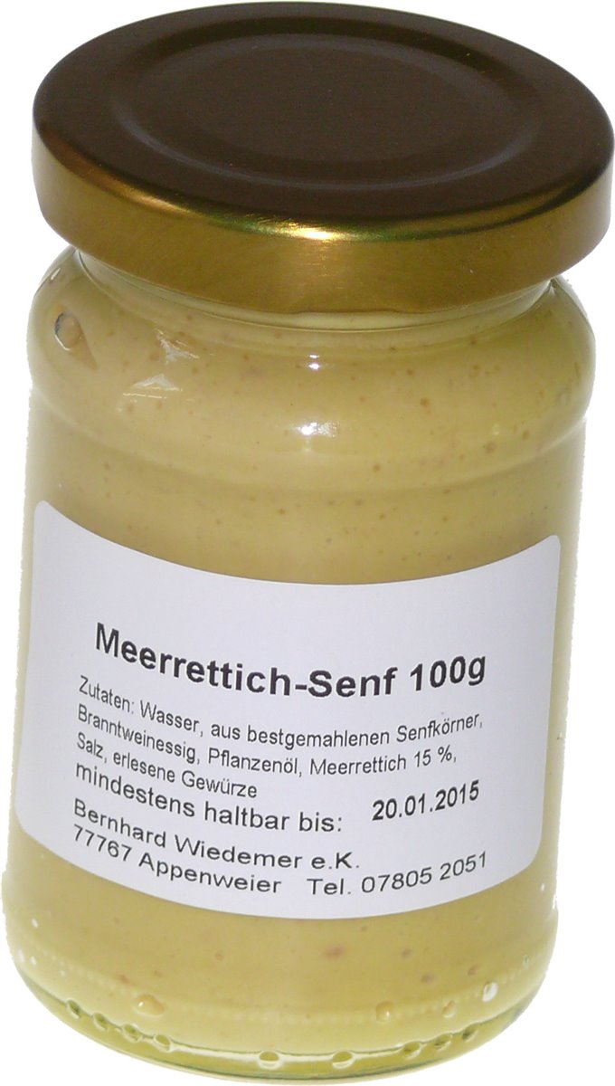 Gourmet Meerrettich Senf 100g
