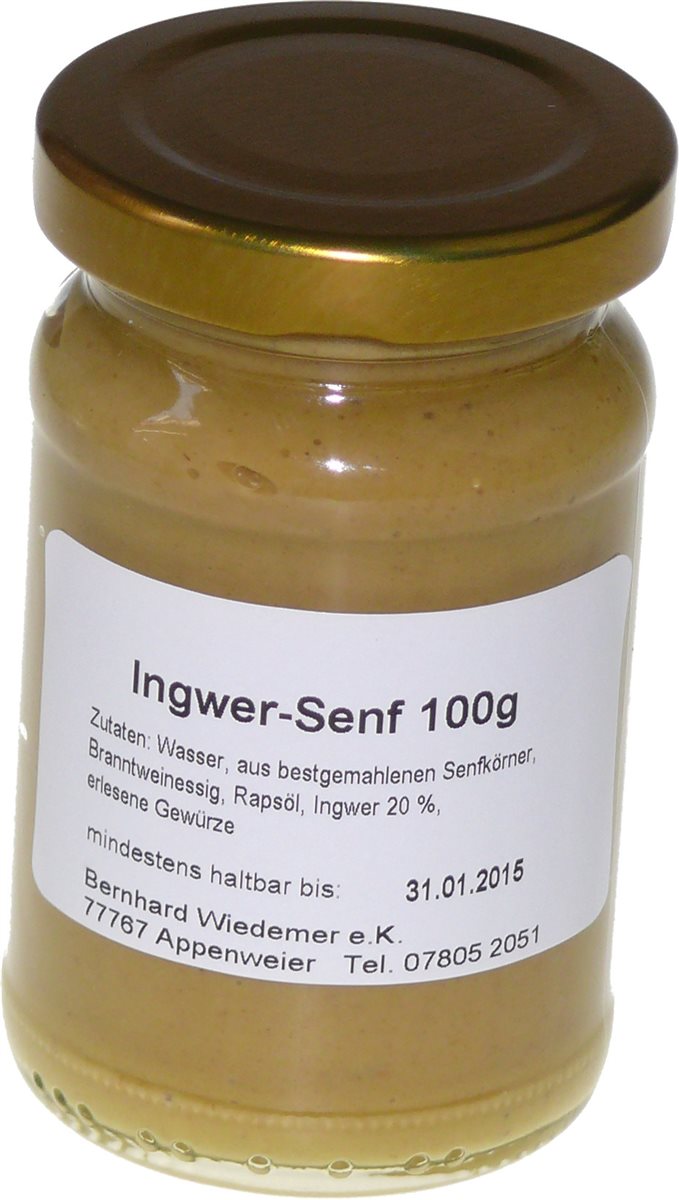 Gourmet Ingwer Senf 100g
