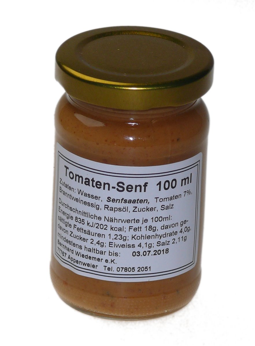 Gourmet Tomaten Senf 100g
