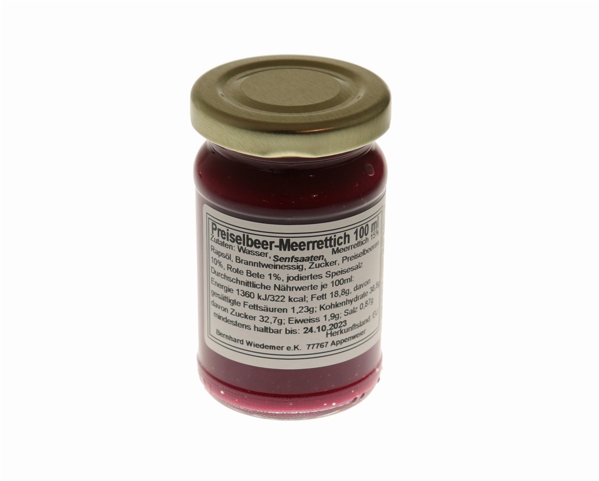 Gourmet Preiselbeer-Meerrettich 100ml
