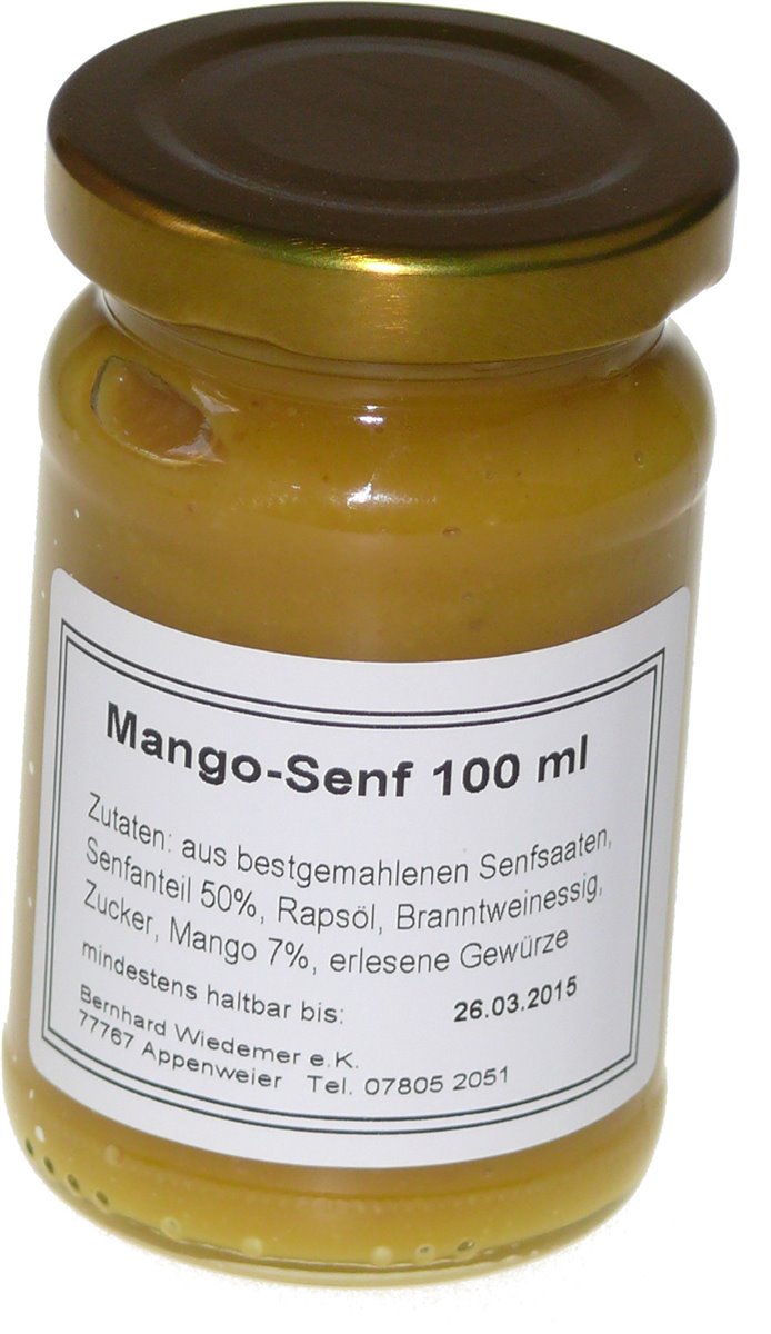 Gourmet Mango Senf 100g
