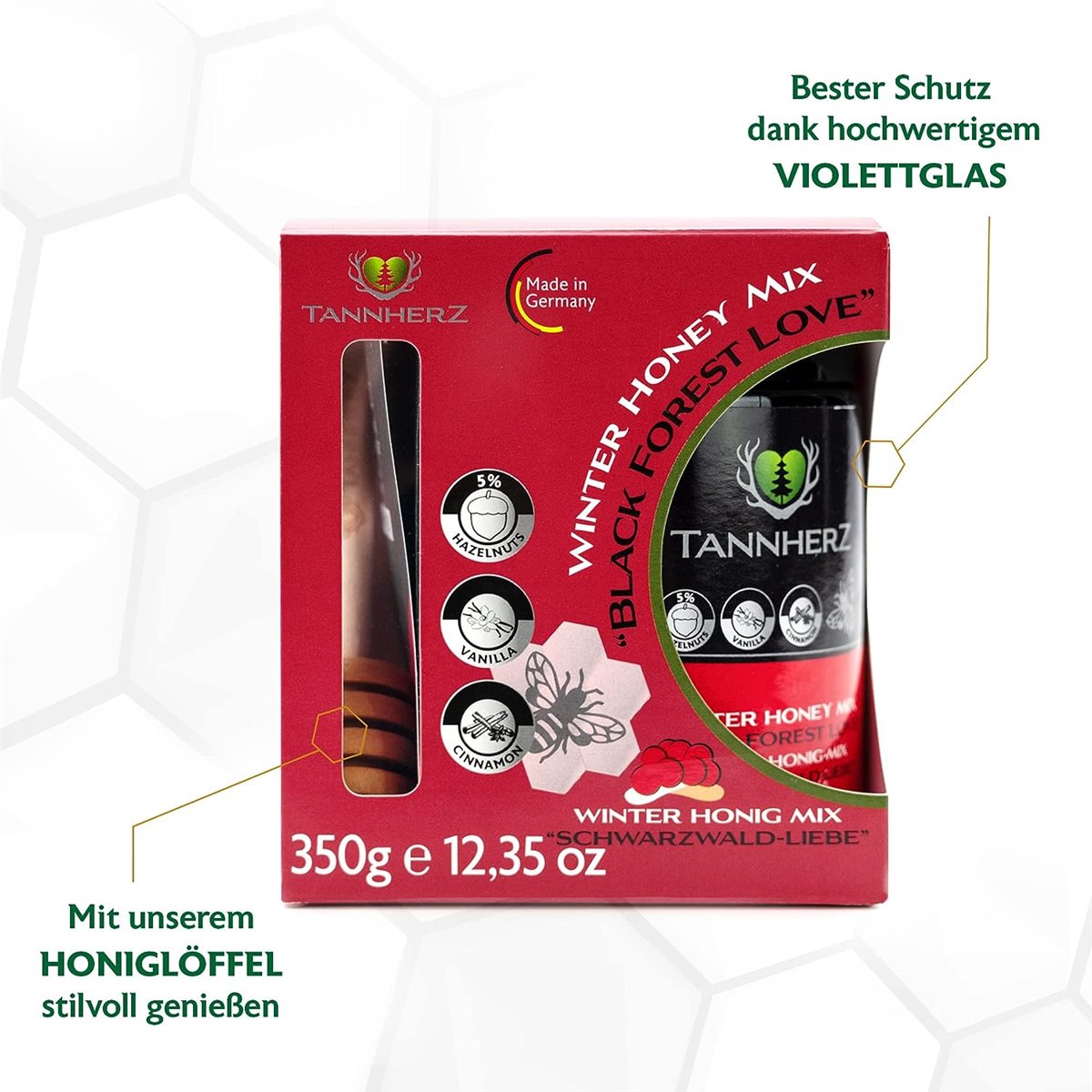 Tannherz® "Schwarzwald- Liebe" Winter Honig Mix 
