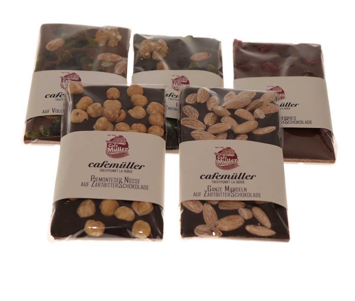 Schokoladentafel-Set - Zartbitter- und Vollmilch-Spezialitäten - 5-teilig
