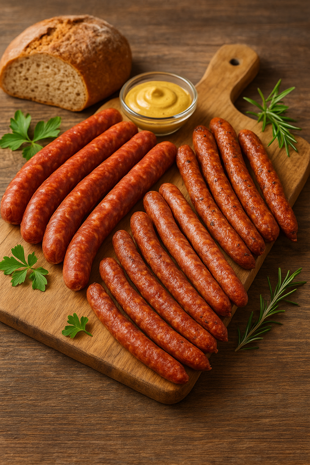 Rohwürste - Set - 10 Paar Bauernwürste und 6 Paar Pfefferbeisser