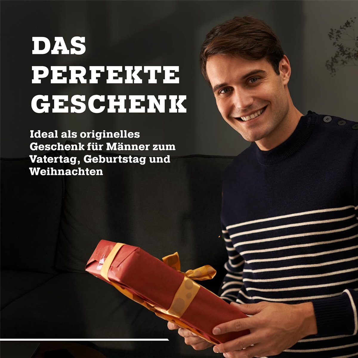 Wurst Zigarren Box - Wurst Sticks aus Edelsalami 5 Stk – Geräucherte Salami-Sticks in schöner Geschenkbox
