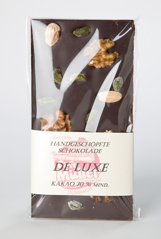 Schokoladentafel - Zartbitter DeLuxe -  PREMIUM 
