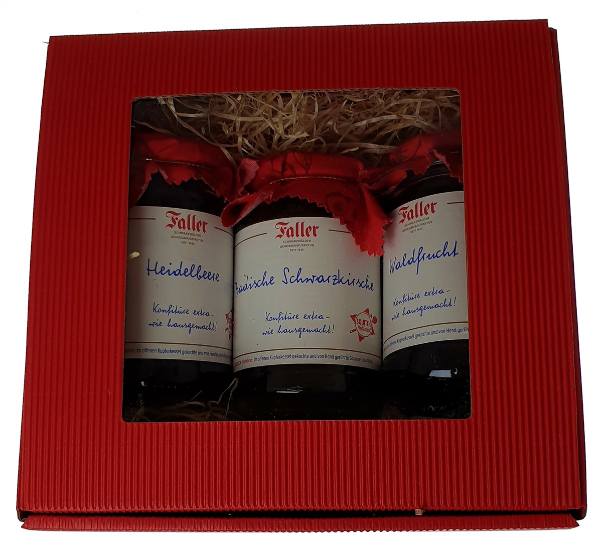 Marmelade - Konfitüre Geschenkset Probierset | 3 Teile | 990g
