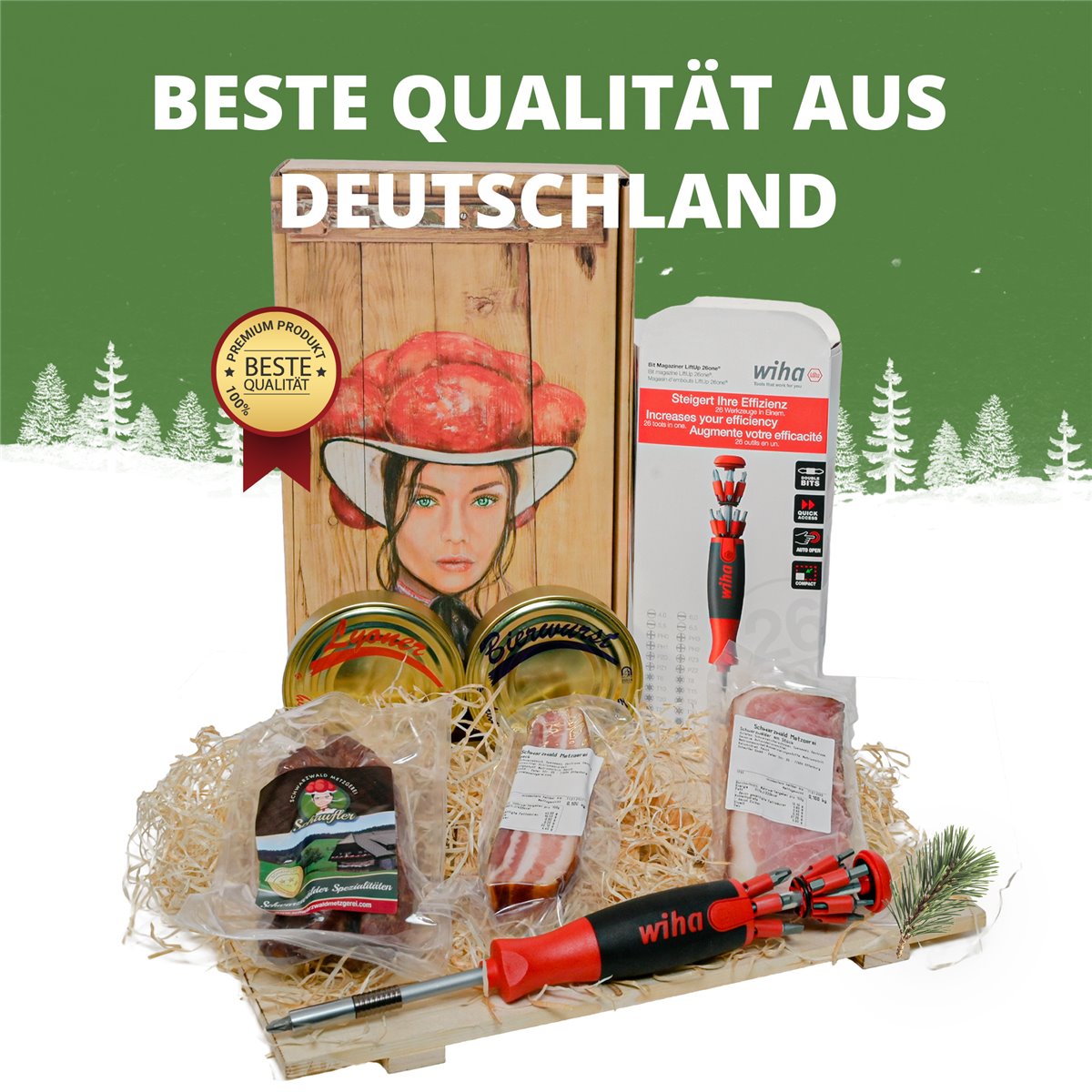 Schwarzwald Geschenke für Männer "WIHA" LiftUp 26one® - 6 teilig
Schwarzwald Geschenke für Männer "WIHA" LiftUp 26one® - 6 teilig