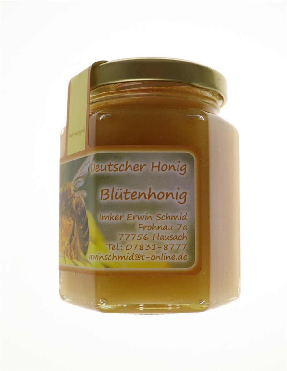 Frühtracht Obstblüten Bienenhonig 250g Glas
