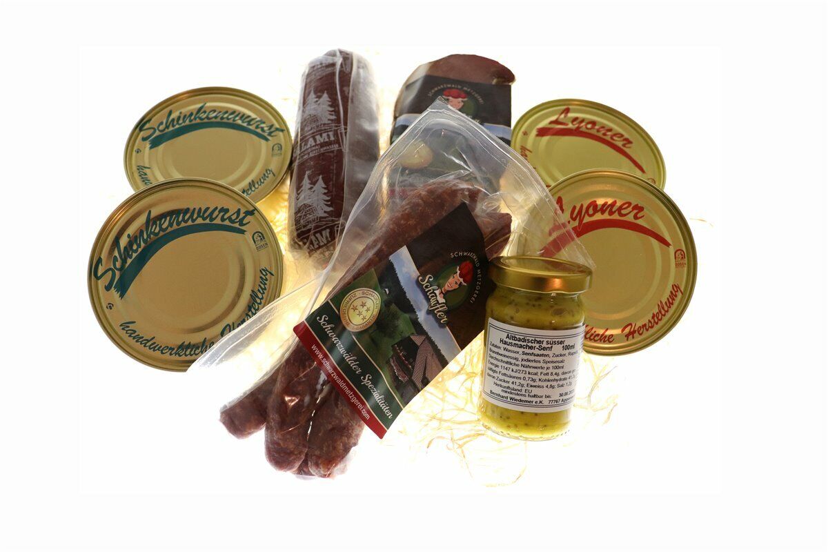 Schwarzwald Metzgerei Dosenwurst Set - 8 teilig 
