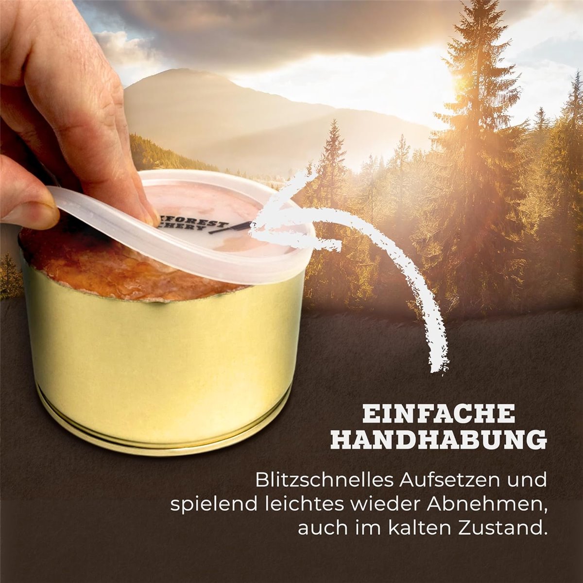 Dosendeckel [5 Stk] Deckel für Wurstdosen - 5er Set Kunststoffdeckel - 100mm Durchmesser