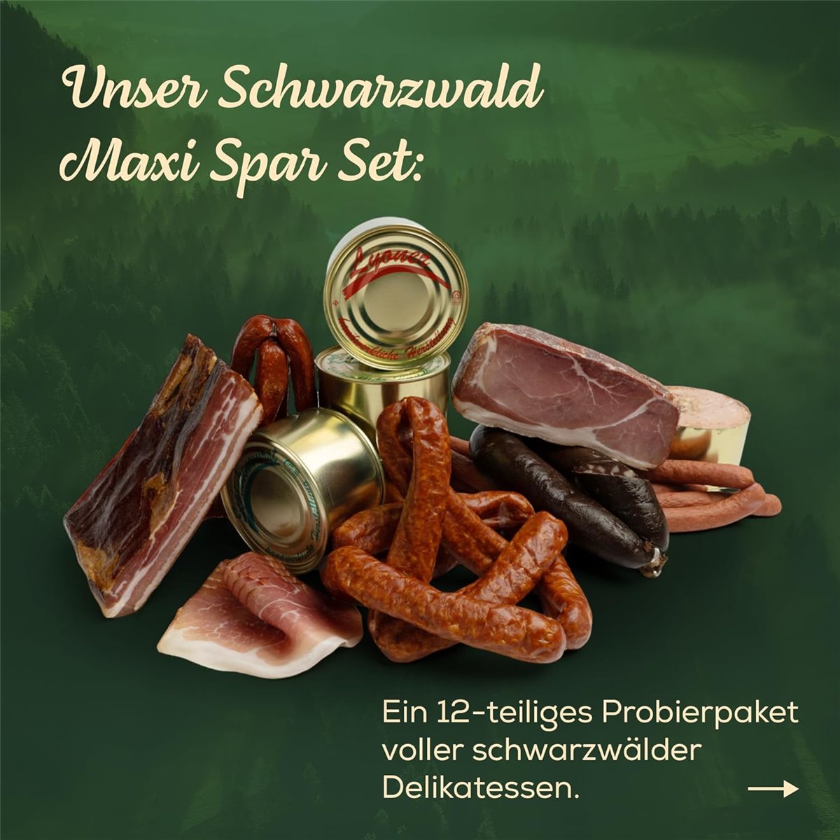 Schwarzwald Maxi Spar Sortiment | Vorratspaket
