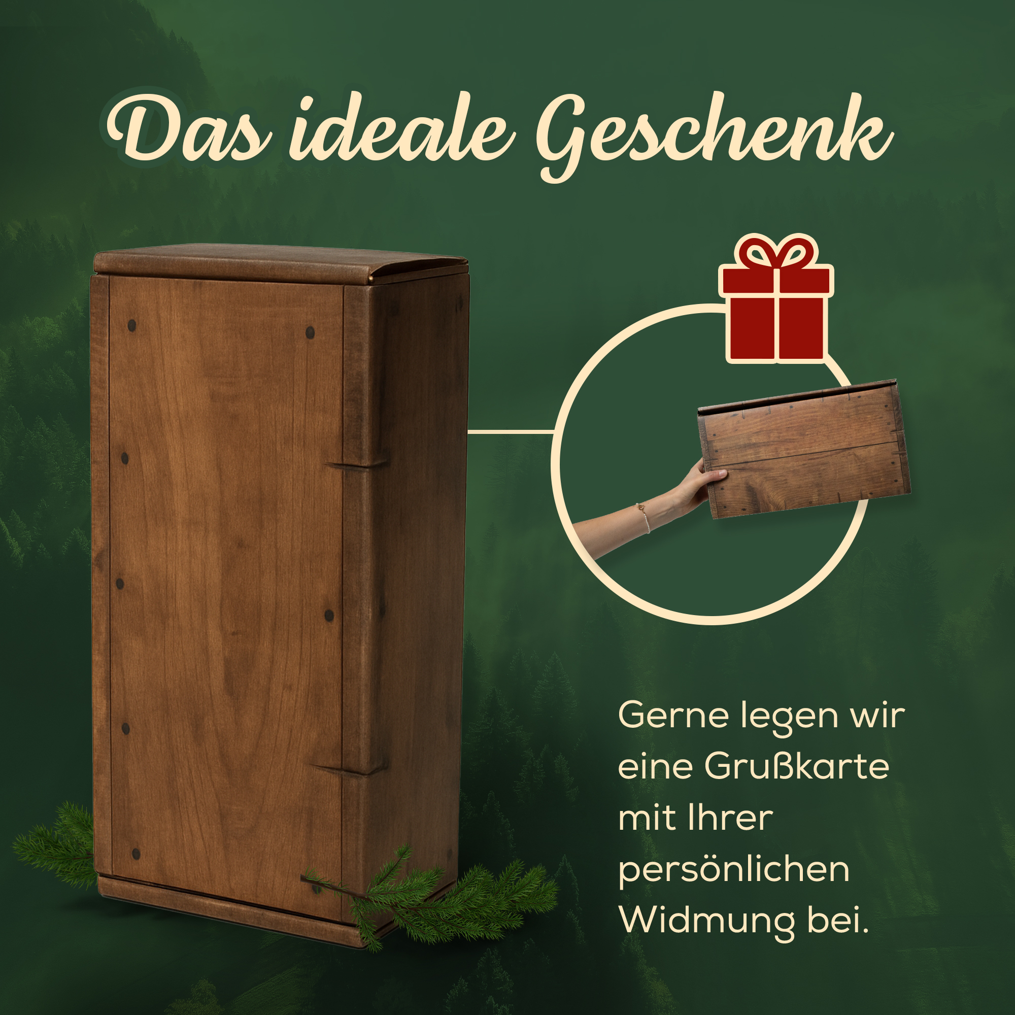 Zum Geburtstag - Kulinarisches Präsent mit Schokolade, Aufstrich, Wurst & Sekt 
