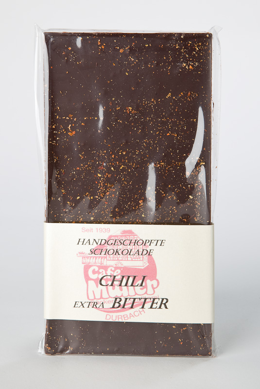 Schokoladentafel -Zartbitter Chili- PREMIUM
