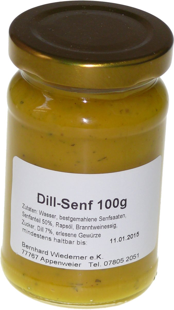 Gourmet Dill Senf 100g
