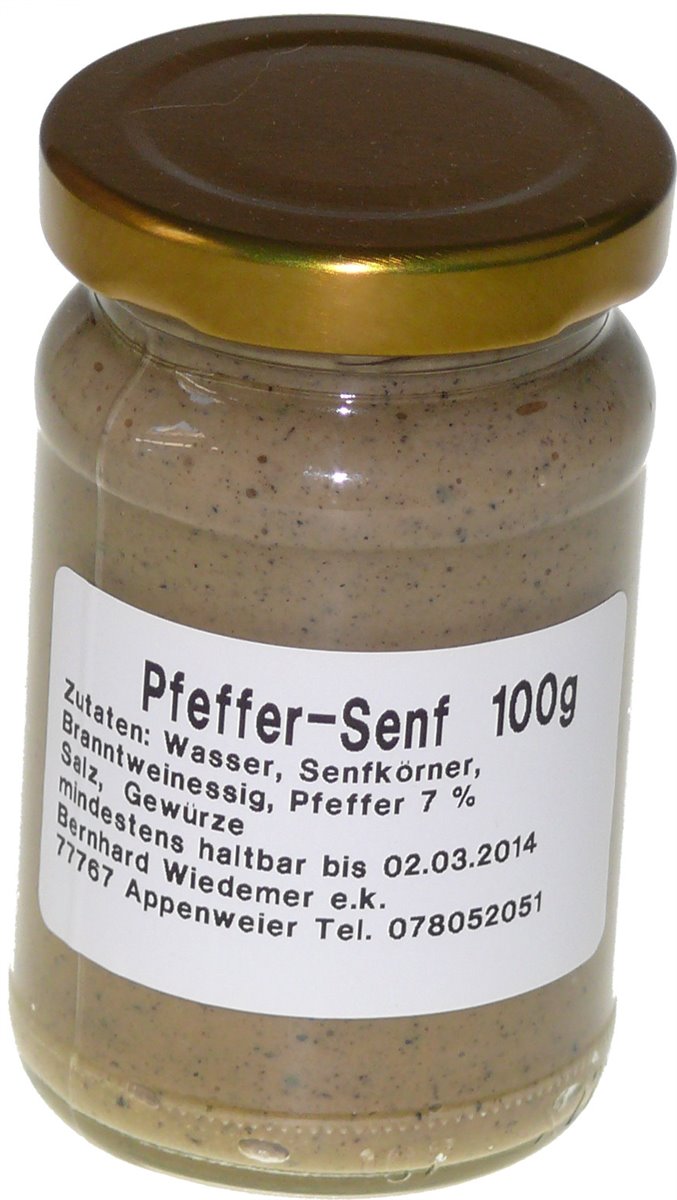 Gourmet Pfeffer Senf 100g
