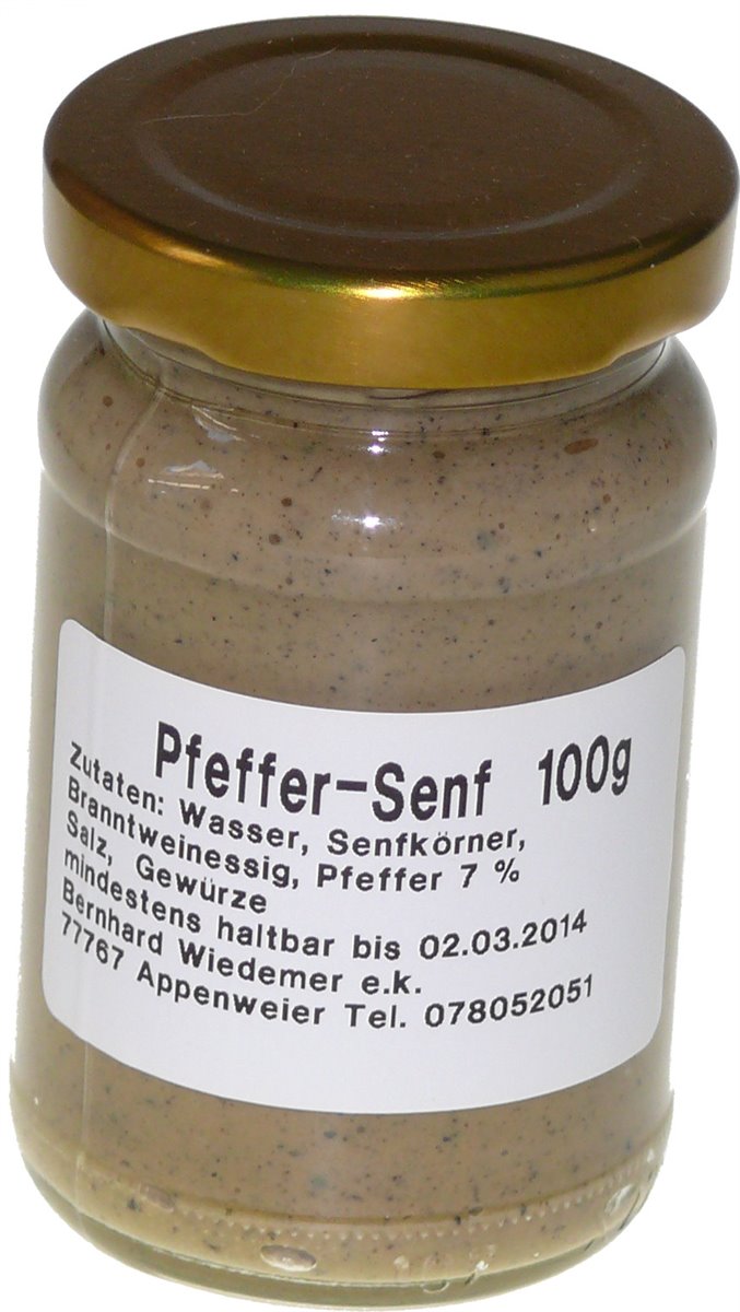 Gourmet Pfeffer Senf 100ml
