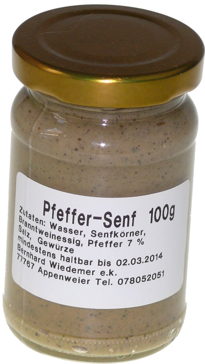 Gourmet Pfeffer Senf 100g
