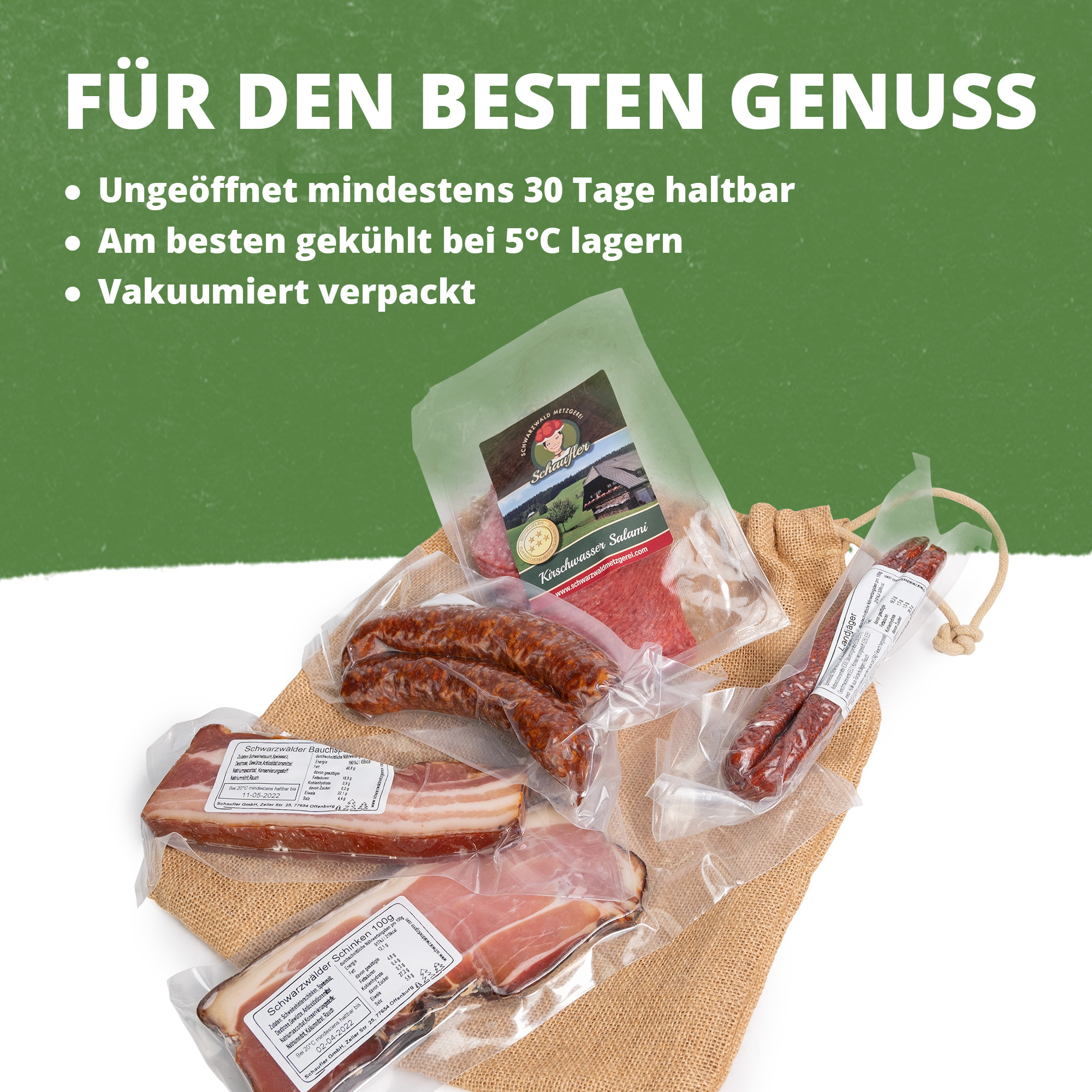 Kleines Feinkost Probierpaket im Jutesäckle - Feinkost
Kleines Feinkost Probierpaket im Jutesäckle - Feinkost