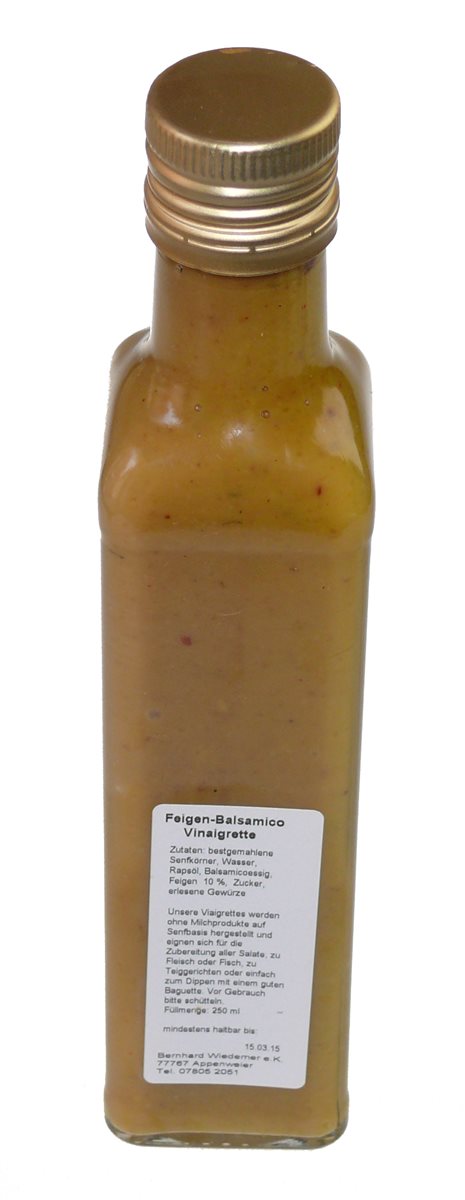 Balsamico-Feigen Vinaigrette 250ml 
