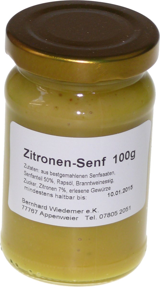 Gourmet Zitronen Senf 100 ml
