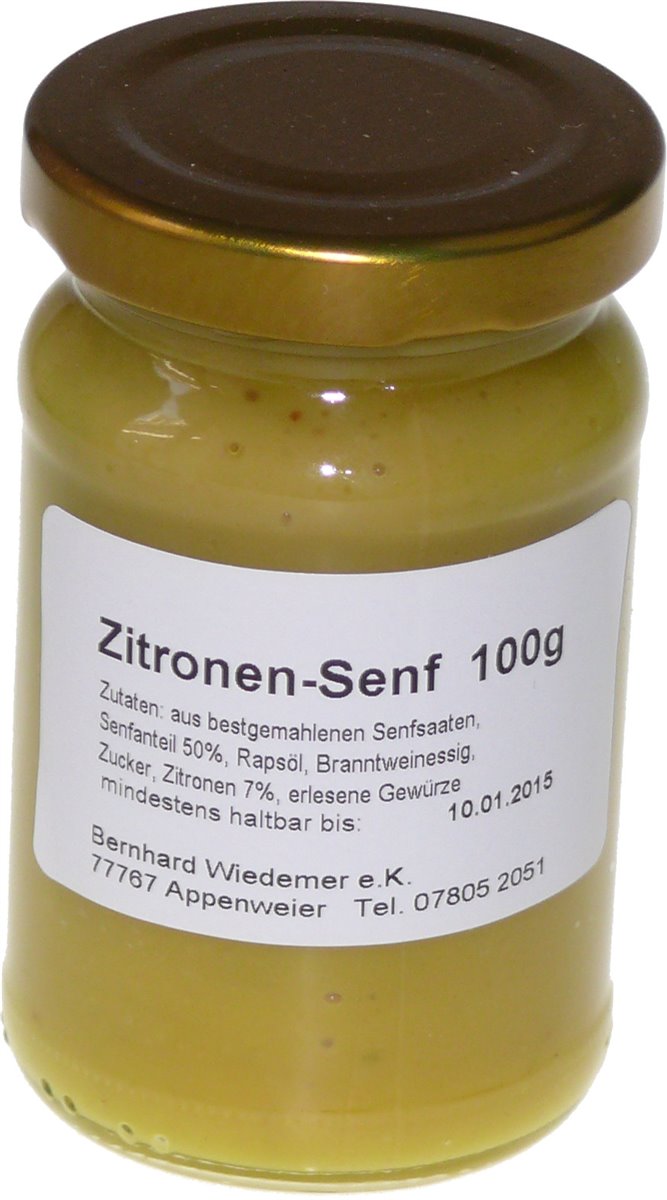 Gourmet Zitronen Senf 100g
