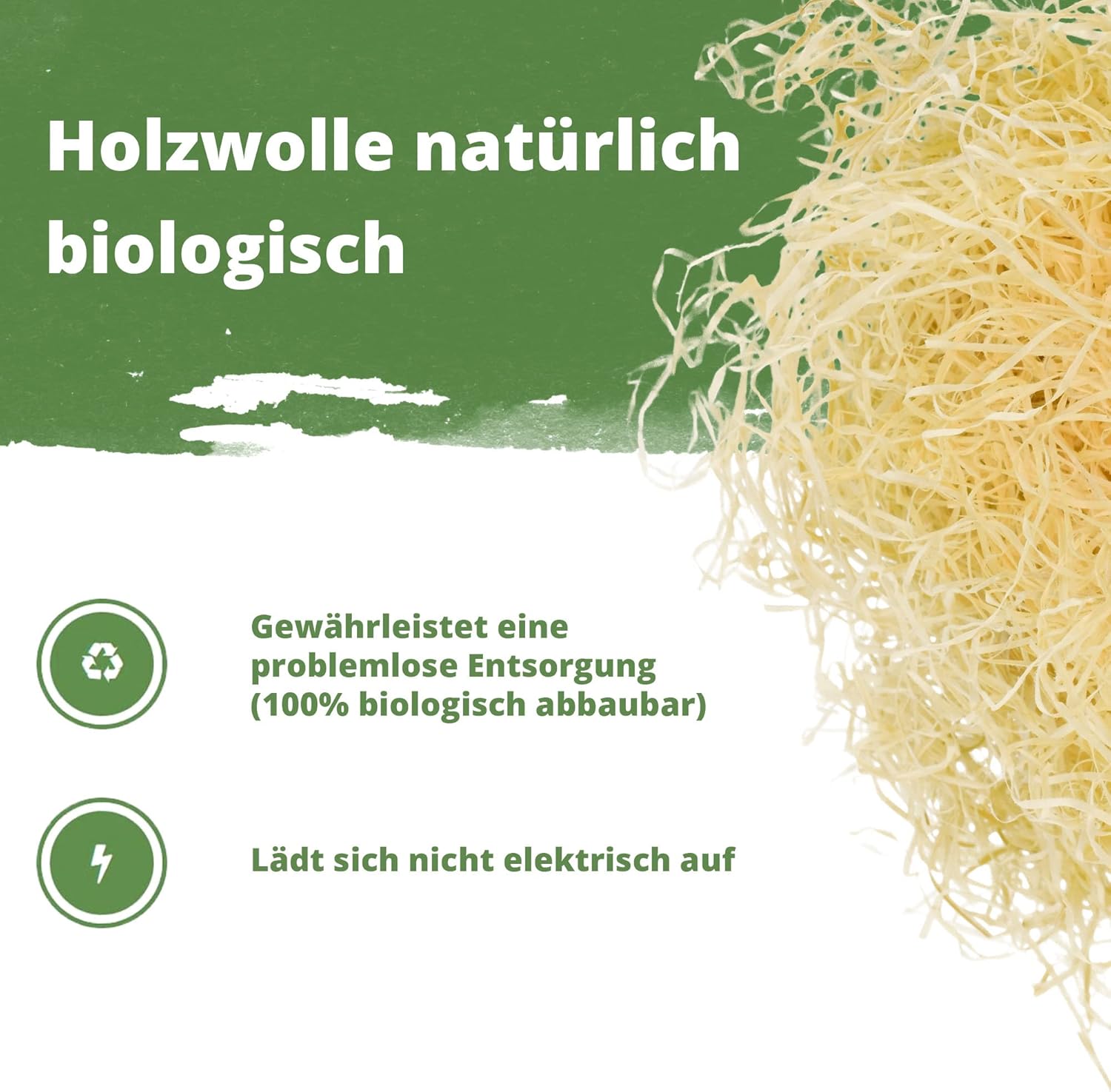 Holzwolle 500g / PEFC zertifiziert
